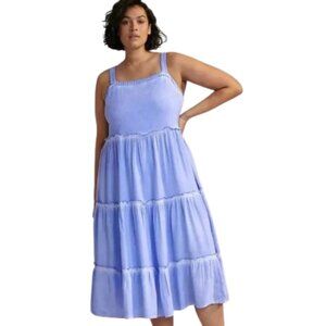 Anthropologie Saturday Sunday Nell Tiered Midi Dress